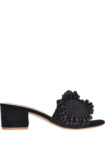 Embellished suede mules Fiorina