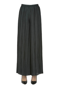 Pleated satin trousers Roberto Collina
