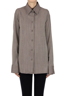 Camicia in misto lana chevron Golden Goose Deluxe Brand