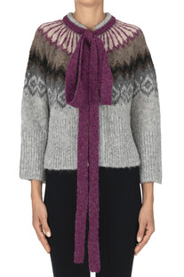 Jacquard knit cardigan Thibault Van Der Straete