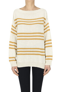 Striped pullover with lurex Kaos