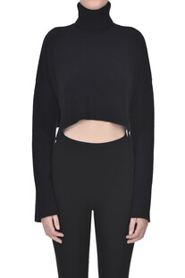 Cropped turtleneck pullover P.A.R.O.S.H.