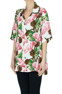 Camicia in crepè con paillettes P.A.R.O.S.H.