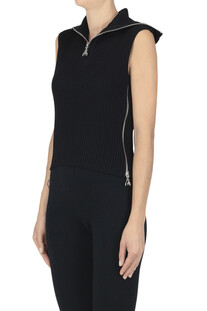 Ribbed knit gilet Patrizia Pepe