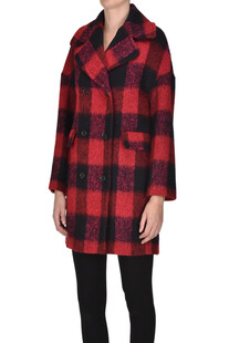 Checked print coat RED Valentino