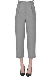 Micro houndsthooth print trousers Isabelle Blanche