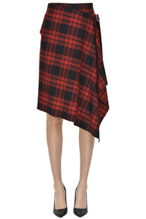 Mini kilt tartan plissettato Glamest Donna Abbigliamento Gonne Gonne stampate 