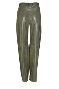 Pantaloni in pelle effetto rettile Forte_Forte