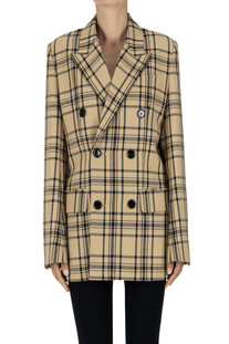 Blazer doppiopetto stampa check Ami Paris