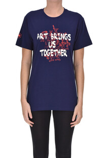 Looney Tunes Art Brings Us Together T-shirt MOA Master of Arts