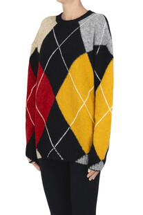 Argyle pullover Semicouture