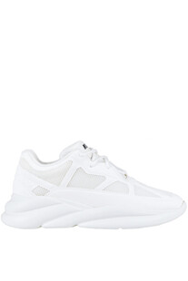 Eco-leather and techno fabric sneakers MSGM