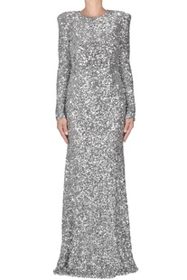Abito lungo con paillettes Elisabetta Franchi