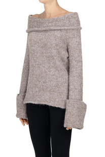 Cow neckline pullover ELEH