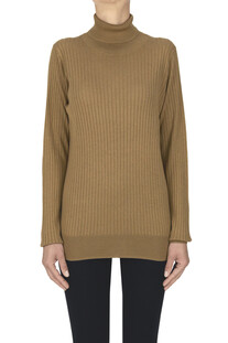 Pullover dolcevita a costine C.T. Plage