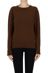 Rounded neckline cashmere pullover Patrizia Pepe
