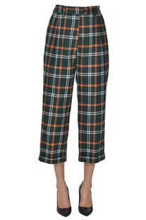 Checked print trousers Blukey