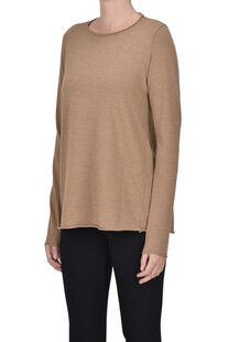 T-shirt stile felpa in lana Labo.Art