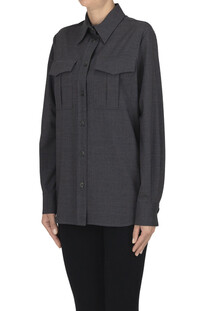 Camicia in fresco lana P.A.R.O.S.H.