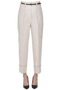 Linen trousers Peserico