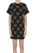 All over Teddy bear embroidery dress Moschino Couture