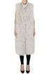 Knitted gilet with fur Sword