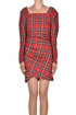 Abito stampa tartan Bucle