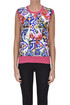 Printed silk and cashmere top Dolce & Gabbana