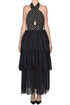 Abito con gonna in tulle a balze Simona Corsellini