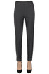 Pantaloni a sigaretta in lana Kiltie