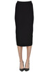 Ribbed stretch pencil skirt Theory
