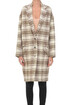 Oversized checked print coat Bellerose