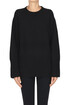 Pullover girocollo in cashmere Not shy