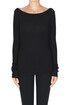 T-shirt a costine in lana  Skall