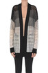 Cut-out cashmere knit cardigan Brodie Cashmere