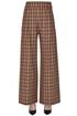 Checked print trousers Semicouture