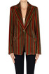 New Sofia striped velvet blazer Kiltie