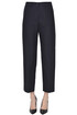 Cropped cotton and linen trousers 19.70 Seventy