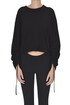 Pullover cropped in lana vergine Dondup