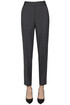 Pantaloni a sigaretta in lana Kiltie