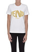 T-shirt con logo FF Fish Eye  Fendi
