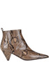 Reptile print leather ankle boots Sartore