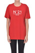 T-shirt con logo frontale N.21
