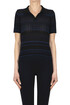 Striped knit polo shirt Roberto Collina