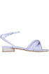 Draped leather sandals Halmanera