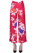 Cropped flower silk trousers P.A.R.O.S.H.