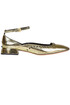 Ballerine in pelle metallizzata A.Bocca
