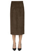 Eco-suede pencil skirt Blukey