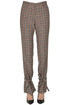 Checked print wool trousers JW Anderson