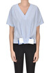 Blusa in cotone a righe Shi.RT Milano